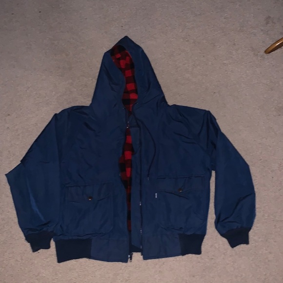 Fully wool lined pretty heavy but not too heavy Levi’s bomber jacket XL - Picture 1 of 7